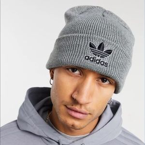 Adidas Grey Beanie with Black Detail
